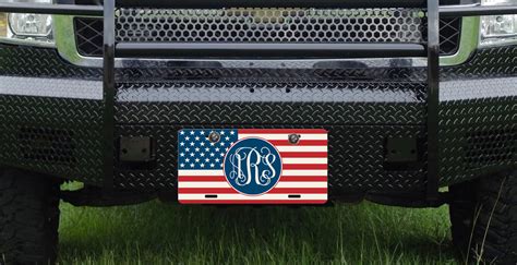 patriotic car plates|More.